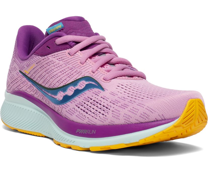 Saucony Guide 14 Women's Running Shoes Pink / Purple | Canada 145GSOL